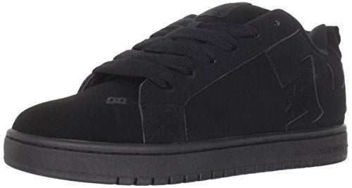 DC Shoes DC mens Court Graffik Casual Skate Shoe, Black/Black/Black, 8.5 US - Image 3