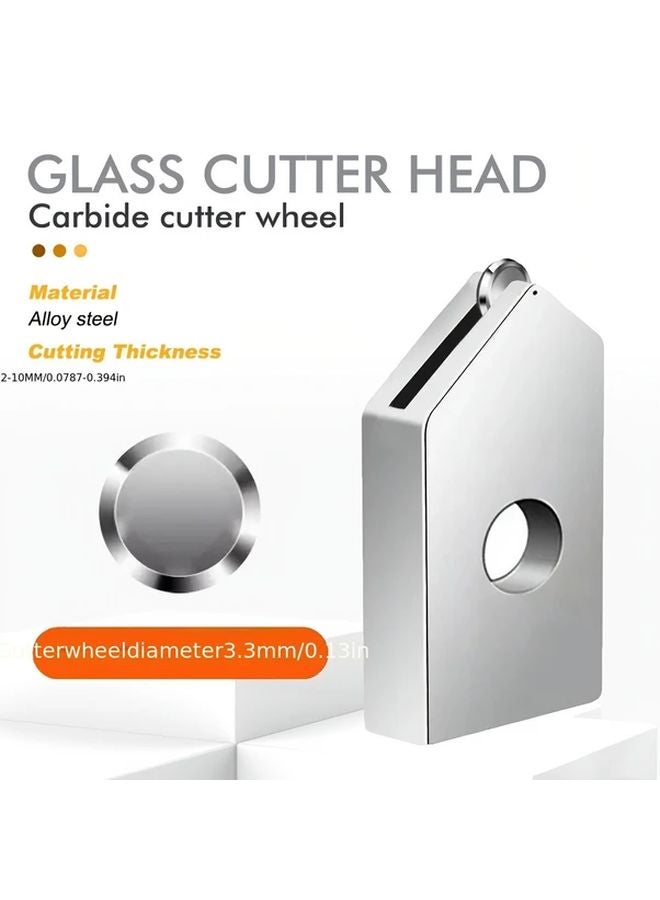 2pcs SHDY Glass Bottle Cutter Replacement Blades Metal Coated Cutting Wheels - Image 2