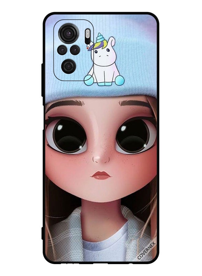 Covernex Protective Case Cover For Xiaomi Redmi Note 10S 4g Cute Unicorn Girl - Image 1