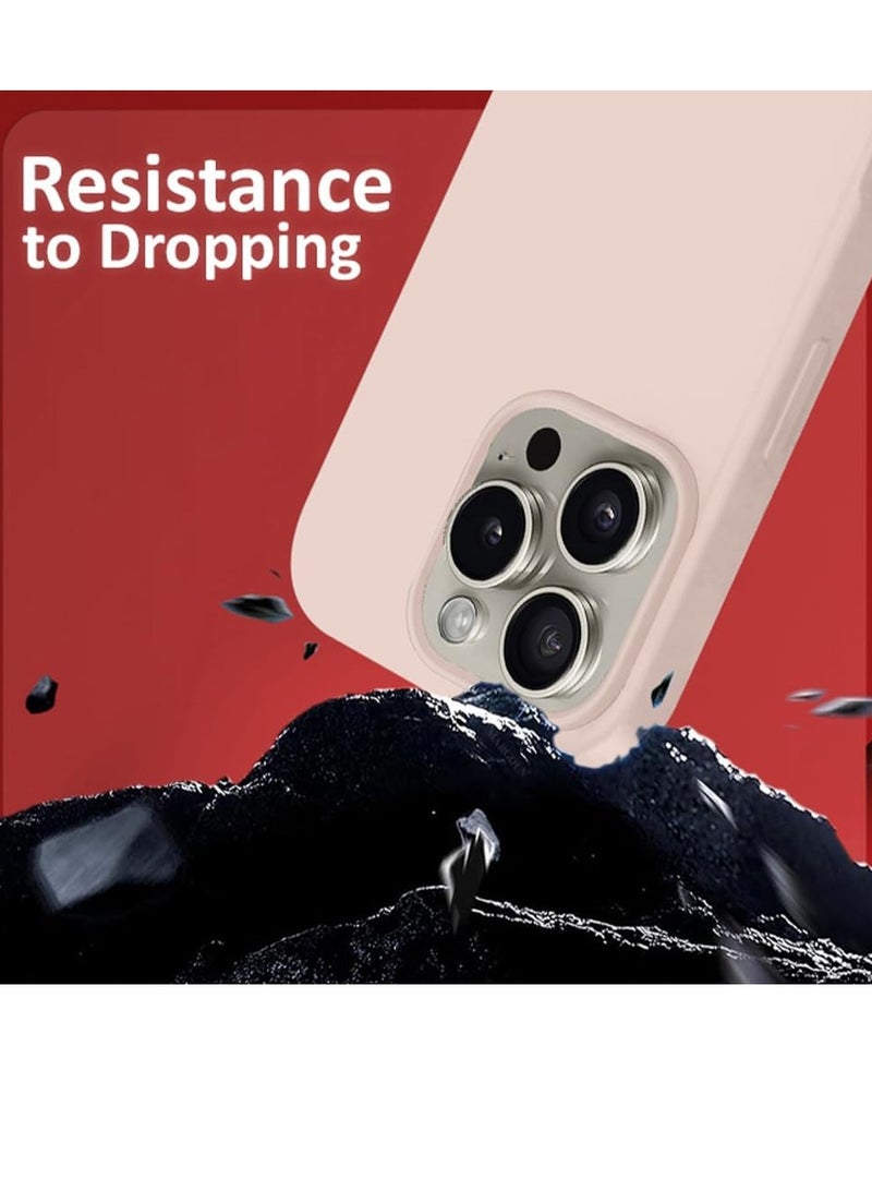 Liquid Silicone iPhone 16 Pro Max Case - Ultra Slim, Drop Protection, Soft Anti-Scratch Microfiber Lining (Model J) - Image 3