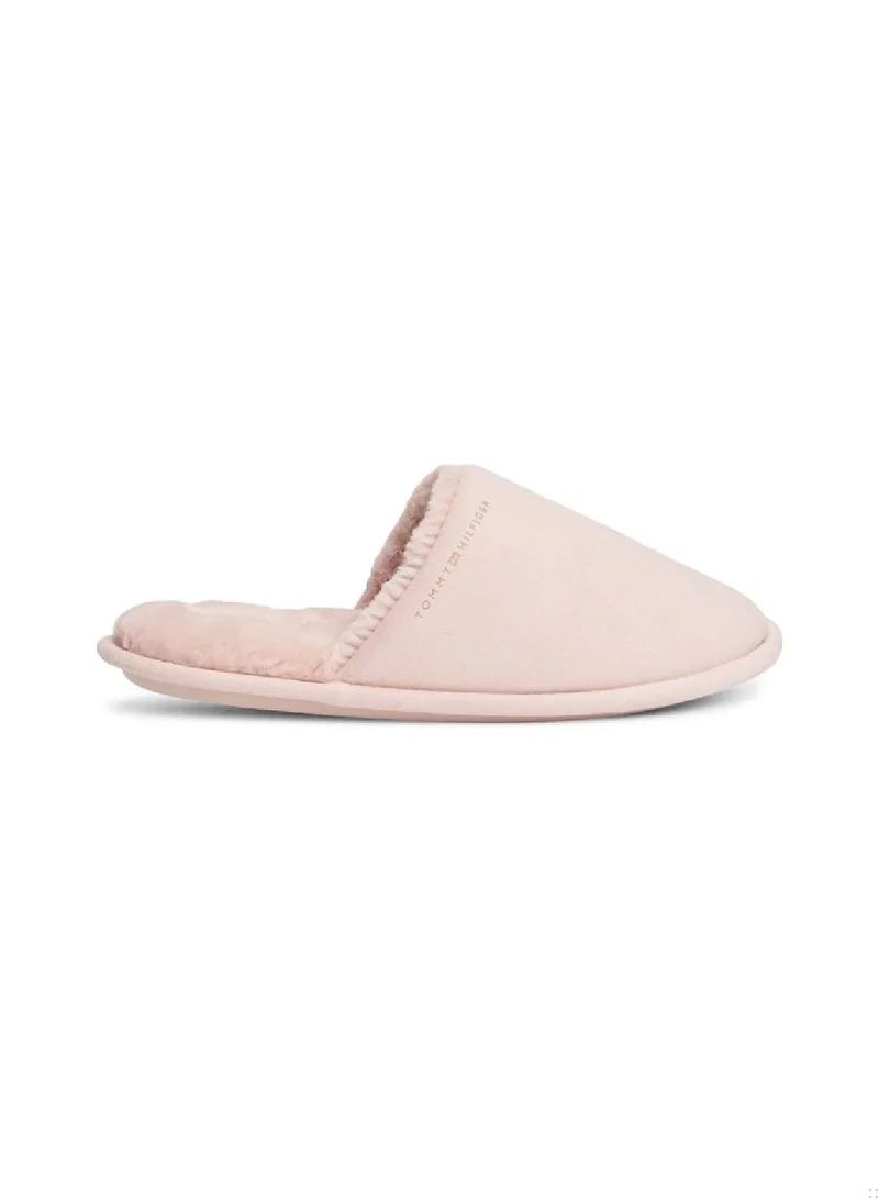 TOMMY HILFIGER Microsuede Logo Slippers