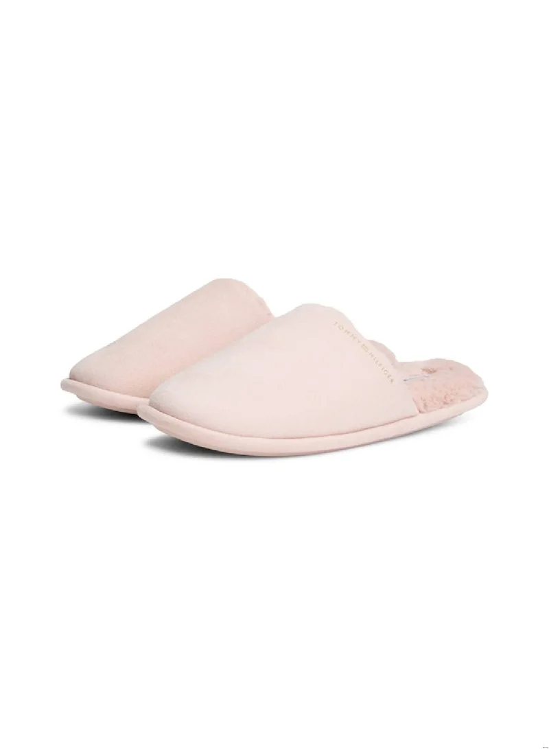 TOMMY HILFIGER Microsuede Logo Slippers