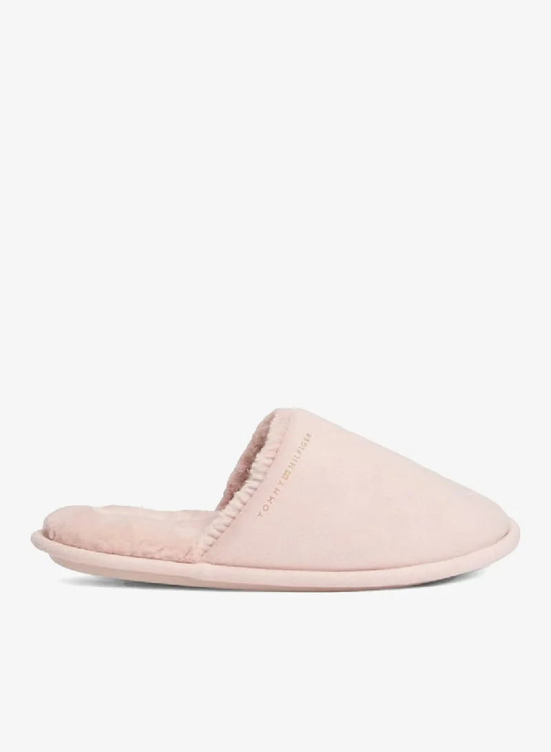 Microsuede Logo Slippers