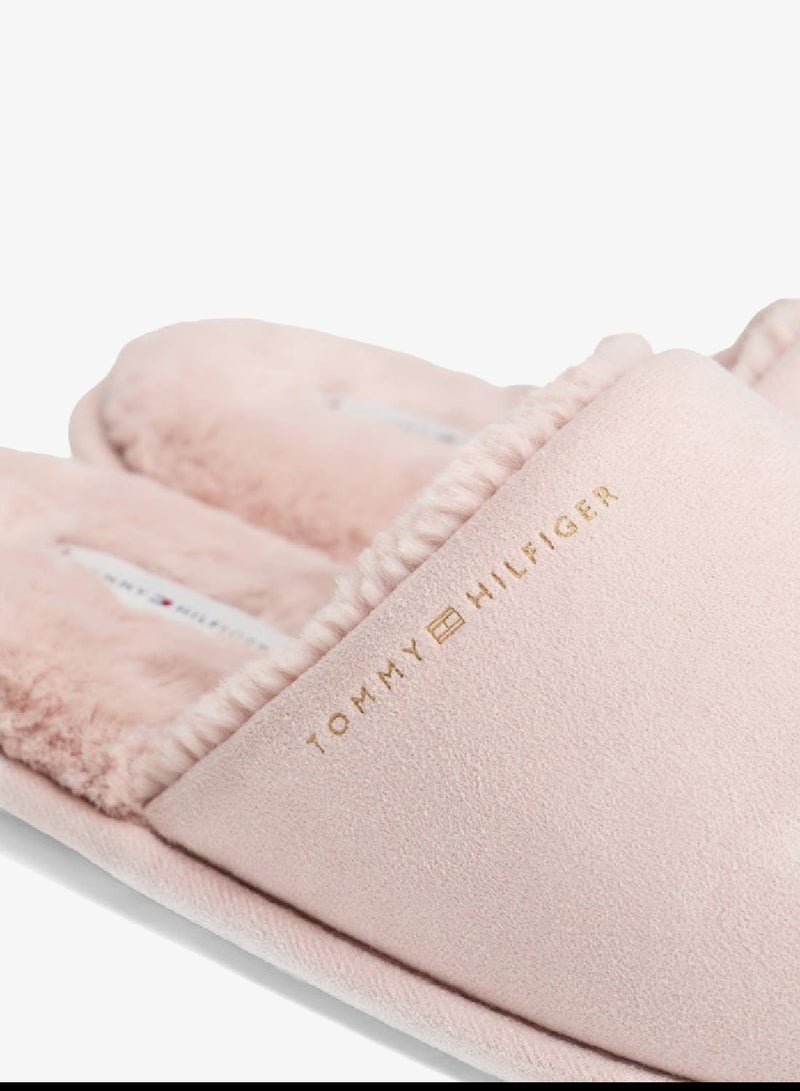 TOMMY HILFIGER Microsuede Logo Slippers - Image 5