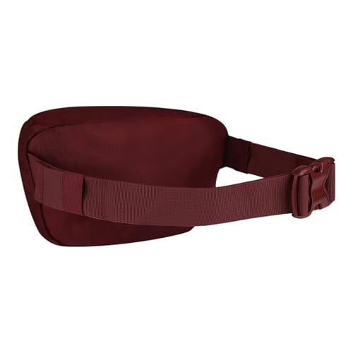 Eddie Bauer Stowaway Packable Waistpack Sling Fanny Pack Travel Foldable Lightweight Outdoor 1L Ripstop Polyester Black Cherry - Image 3