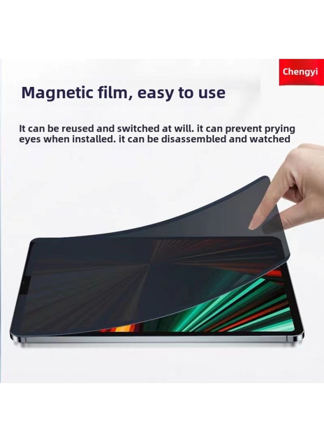 IPad Pro 11 Inch Magnetic Anti-peep Film Air 11/13 Inch Removable Anti-peep Film For 2025-Color:Magnetic Removable Paper Film + Storage Clip + Packing Box-Size:iPad Pro 11 Inch 2022 - Image 2