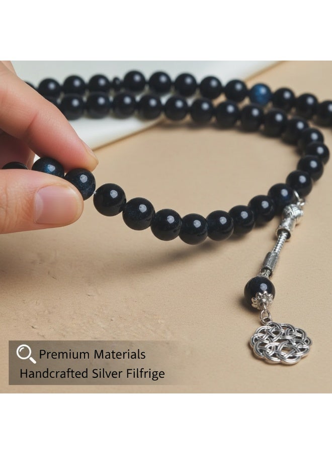 لوميا 45 مسبحة صلاة من الراتنج الكهرماني/تسبيح/10 مم/للرجال والنساء - Image 5