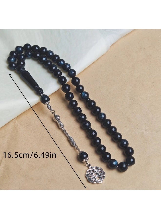 لوميا 45 مسبحة صلاة من الراتنج الكهرماني/تسبيح/10 مم/للرجال والنساء - Image 2