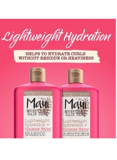 MAUI MOISTURE Maui Moisture Lightweight Hydration + Hibiscus Water Shampoo, Moisturizing Shampoo Softens & Quenches Wavy & Curly Hair with Aloe Vera, Vegan & Sulfate-Free Surfactants, 25.4 fl. Oz  - Image 3
