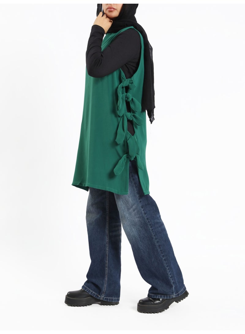 ايمالينا فاشون Bow Tie Vest - Image 2
