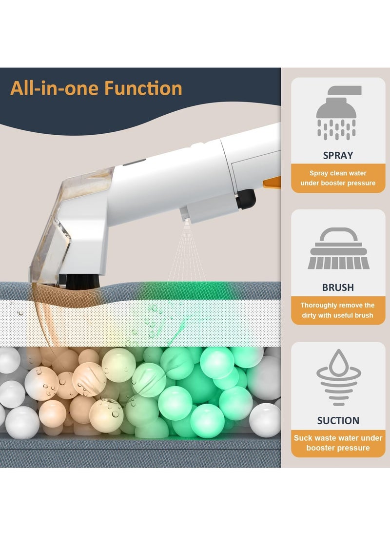 DSP Vacuum Cleaner for Carpet and Sofa with Multi-usage 3-In-1 Handheld Vacuum Cleaner Low Noise Vertical Dust CollectorHigh Power upright 450W Carpet Vacuum Cleaner with Heat Function Steam KD2041  - Image 4