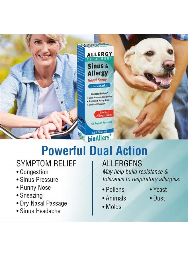 Natra-Bio Sinus & Allergy Nasal Spray #708 BioAllers 0.8 oz. Spray - Image 3