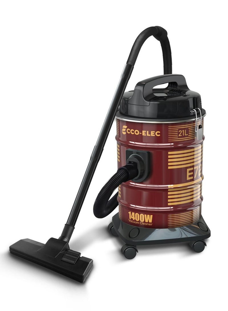 ECCO-ELEC Professional Vacuum Cleaner 21 L 1400 W