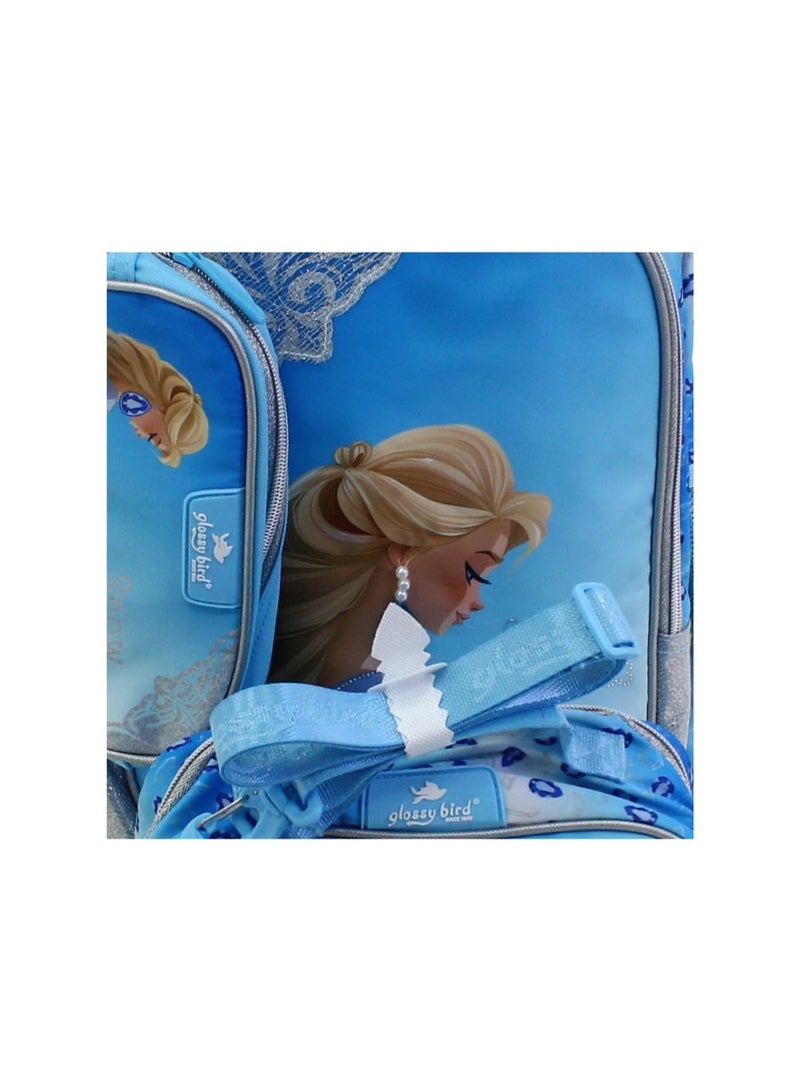 School Set 17 Inches – Baby Blue with Frozen Design - Image 3