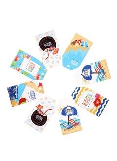 Generic 60 Pack Summer paper Hawaill Tags Summer Vacation Paper Tags with 66ft Cotton Rope for Summer Hawaii Theme Party Favor, Present Wrap Gift Label Package Decors  - Image 5