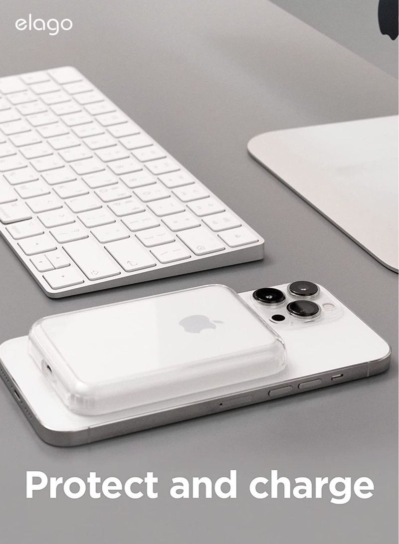 Elago Hybrid Case Cover Compatible with MagSafe Battery Pack - Transparent - Image 5