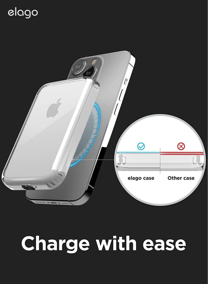 Elago Hybrid Case Cover Compatible with MagSafe Battery Pack - Transparent - Image 2