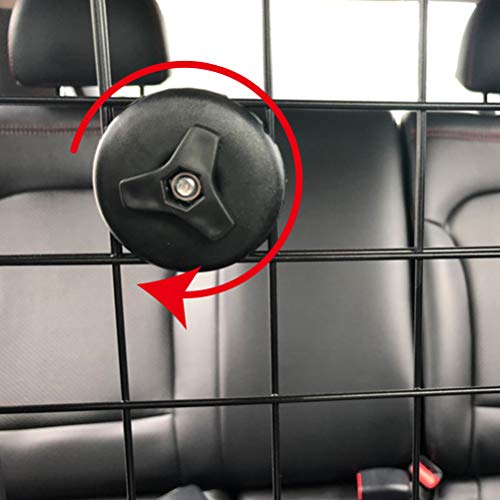 KOOLTAIL Dog Car Barrier - Front Seat Pet Vehicle Barriers Adjustable Steel,Safety Guaranteed Dogs and Passengers for Cars＆SUV's, for Small and Medium Dogs - Image 4