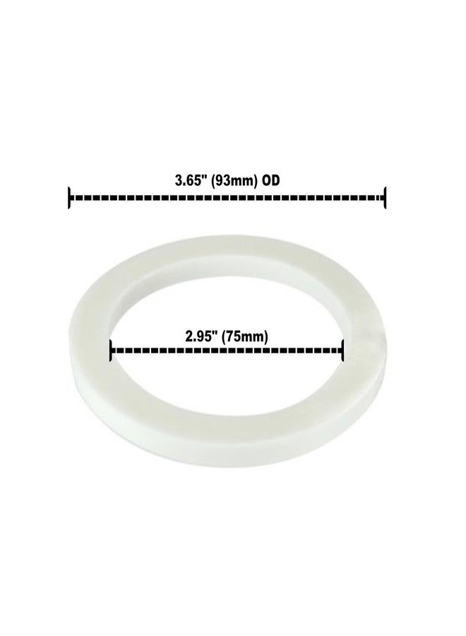 Univen Gasket Compatible with Bialetti 18 Cup Espresso Maker 2.95" (75mm) ID x 3.65" (93mm) OD Made in USA 3 Pack - Image 2