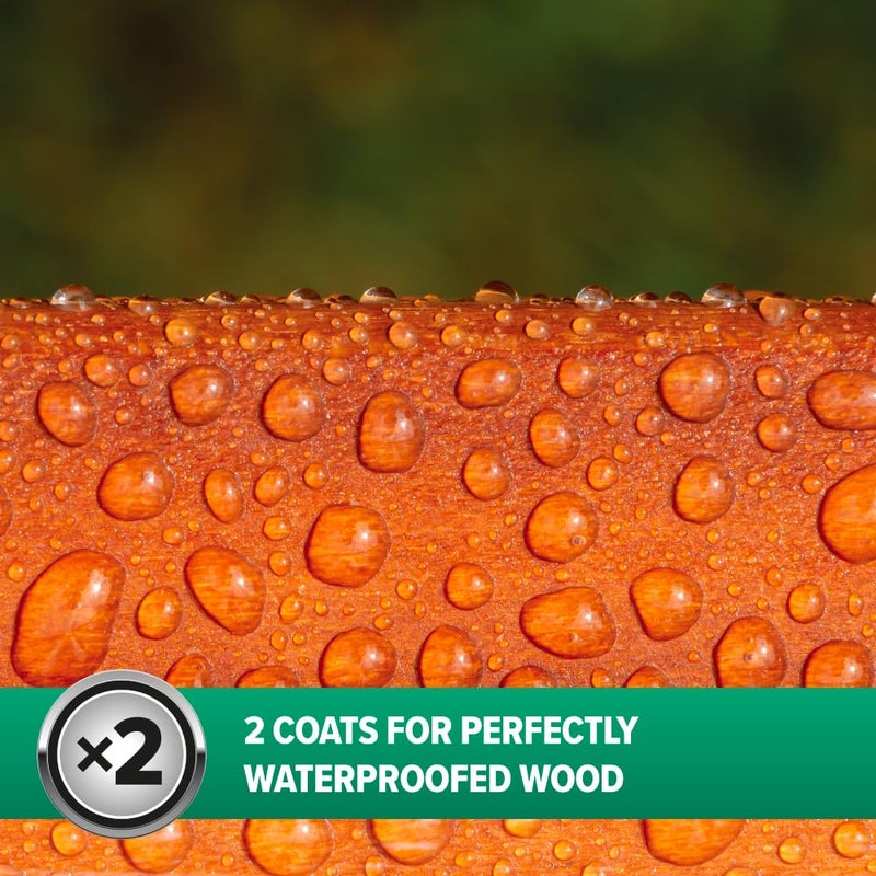 Roxil Wood Waterproofing Liquid (5L Clear) - Preserver for Outdoor Decking, Fence, Sheds and Furniture - Image 2