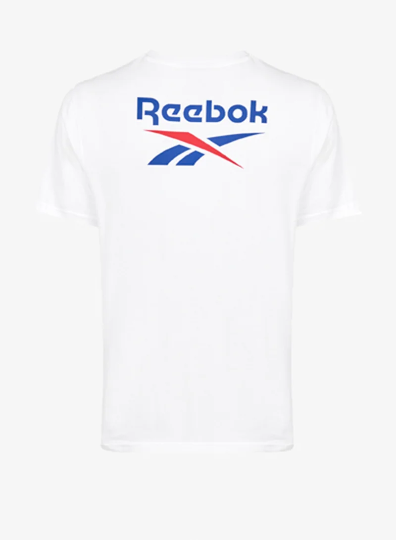 Reebok Identity 2 Colour Logo Reverse Printed T-Shirt