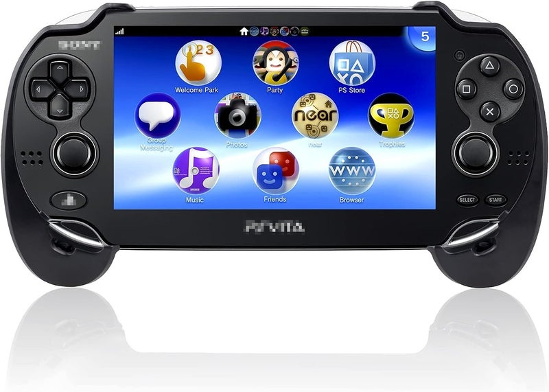 Sedicoca New Grips Hand Grip Compatible Durable Joypad Plastic Flexible Hand Grip Compatible with for PS Vita PSVita PlayStation Vita 1000 (PCH-1000), Black - Image 2