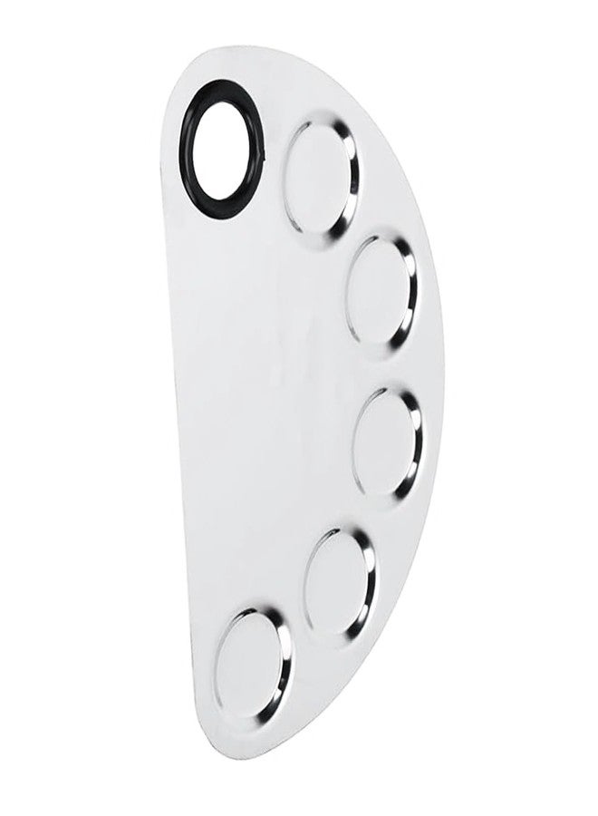 Multibrite Makeup Mixing Palette, Stainless Steel Makeup Palette, Cosmetic Palette with Spatula Tool Beauty Product Mixing Palette, Professional Cosmetic Mixing Makeup Palette for Women - Image 1