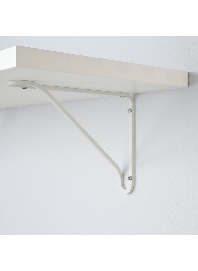 erorex Wall Shelf, White/White, 120X30 Cm - Image 4