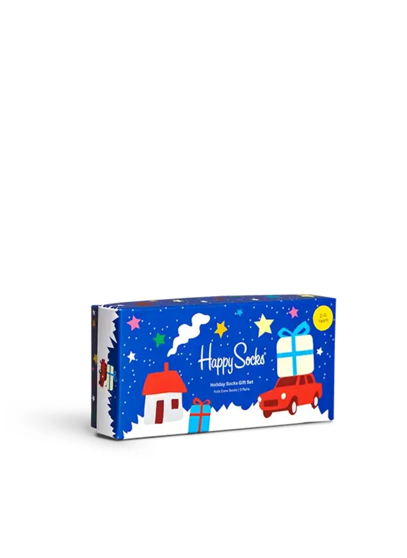 Happy Socks 3-PACK KIDS HOLIDAY SOCKS GIFT SET