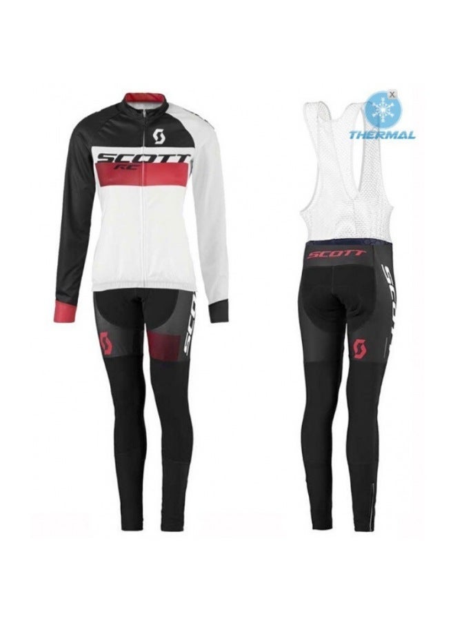 Team Men's Cycling Clothing Spring And Autumn Tour De France Bicycle Shirt Bicycle Quick-drying Outdoor Equipment Long-sleeved Suit