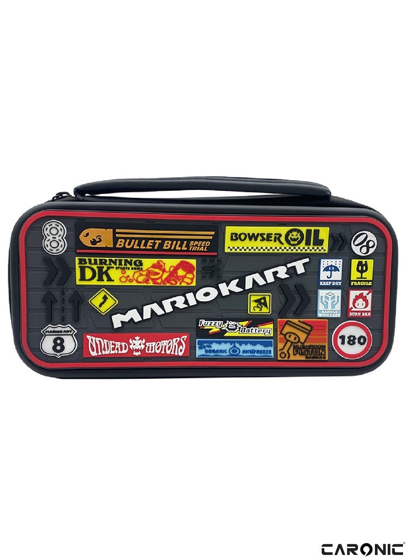 CARONIC Switch Carrying Case Compatible With Nintendo Switch And Oled High Capacity Travel Console And Accessories - Image 1