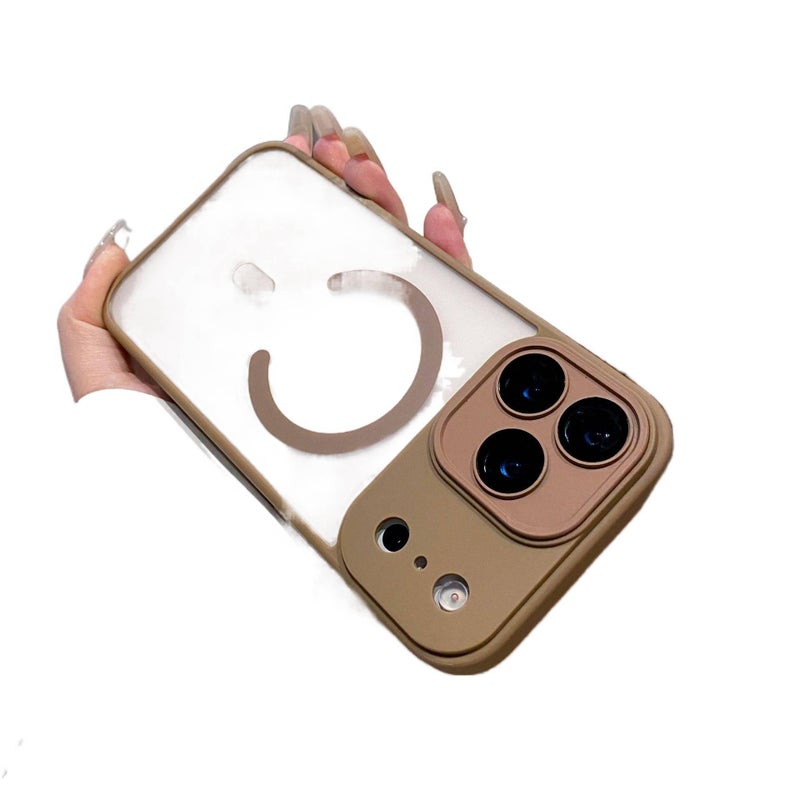LS غطاء MagSafe بPC لـ iPhone 15 / 15 Plus / 15 Pro / 15 Pro Max مع مغناطيس قوي وتغطية كاملة مع ملمس ناعم مع مطفي باللون أزرق مغناطيسي باللون الأزرق - Image 2