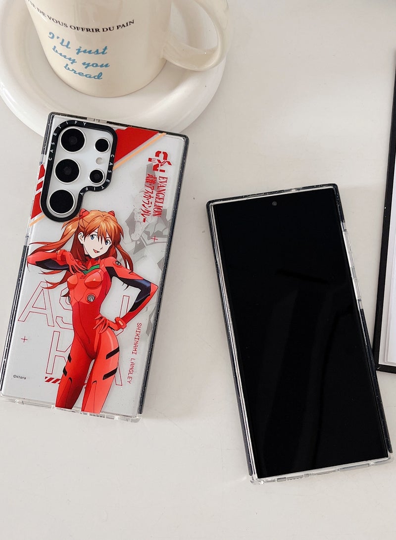 Casetify EVA Pilot's Pride: Samsung Galaxy S24 Ultra 'Red Comet' Sparkle Case - Image 3