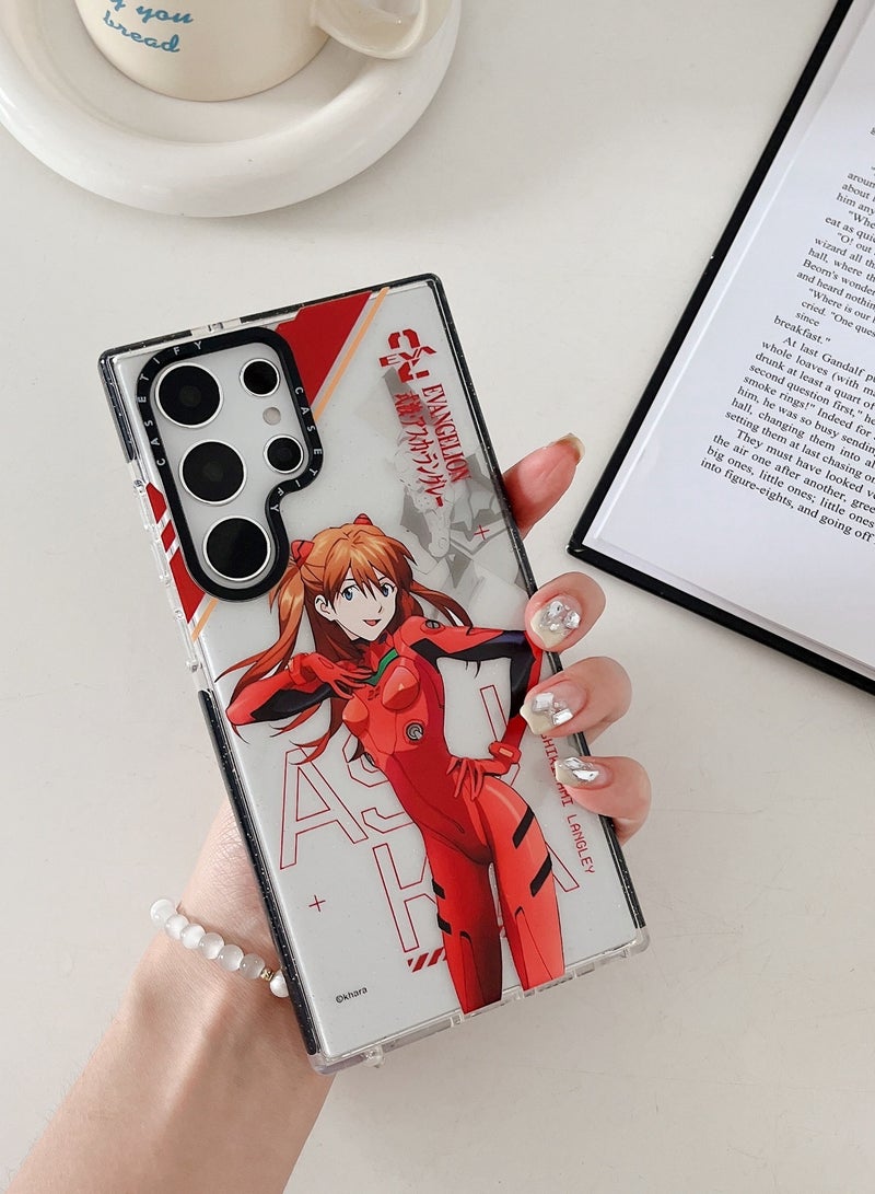 Casetify EVA Pilot's Pride: Samsung Galaxy S24 Ultra 'Red Comet' Sparkle Case - Image 2