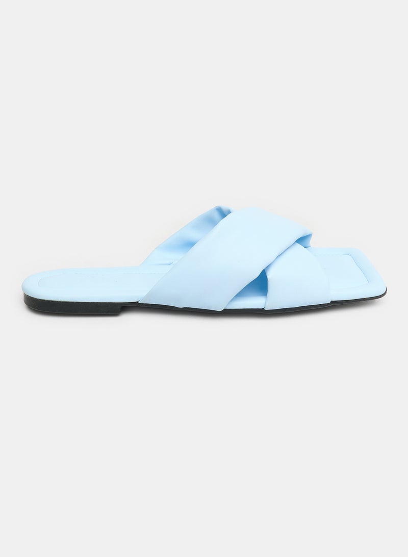 TGS Wide Cross Strap Slippers - Image 2
