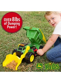 John Deere John Deere 18’’ 2-N-1 Dig Rig Toy Dump Truck and Front Loader with Lights, Sound and Motor with Dual Joystick Controllers, Extra Large Construction Truck, Sturdy Plastic, Birthday Gift, 3+  - Image 3