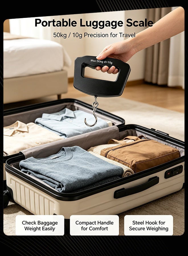 Classic Digital Hanging Scale Accurate Portable Handheld Scale for Travel Shopping Weighing - Image 4