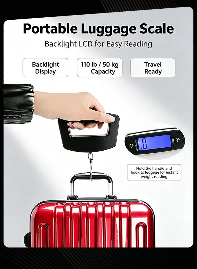 Classic Digital Hanging Scale Accurate Portable Handheld Scale for Travel Shopping Weighing - Image 2