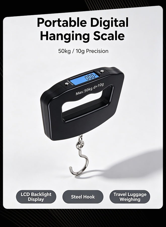 Classic Digital Hanging Scale Accurate Portable Handheld Scale for Travel Shopping Weighing - Image 1