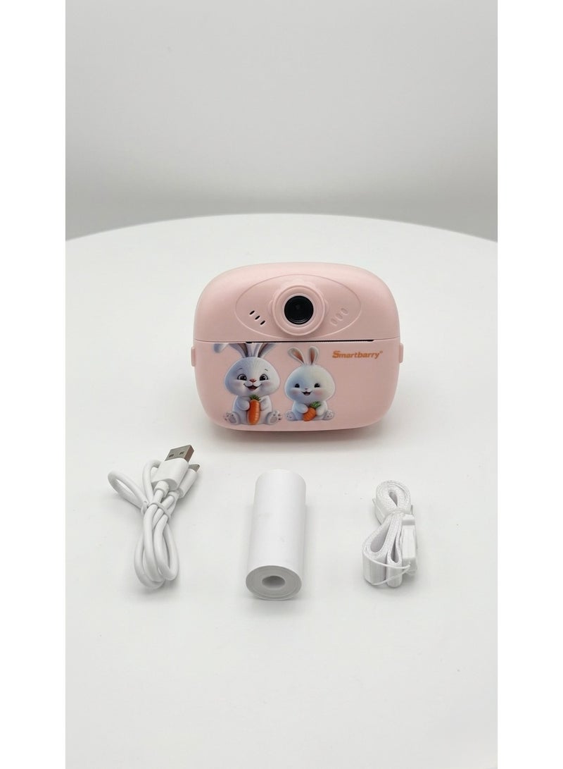 Smartberry KC02 Children's Instant Print Digital Camera with 2.4-inch HD Screen and 1080P Video Support - Blue/Pink - Image 4