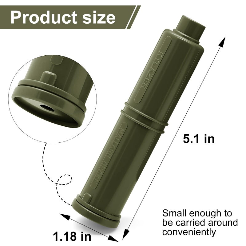 Kylazer Duck Calls - for Mallards.an Essential Accessory for Duck Huntingï¼ŒSuitable for Late-Season Huntingï¼Œhigh-Impact Plastic,Easy to Carry and use-Green - Image 2