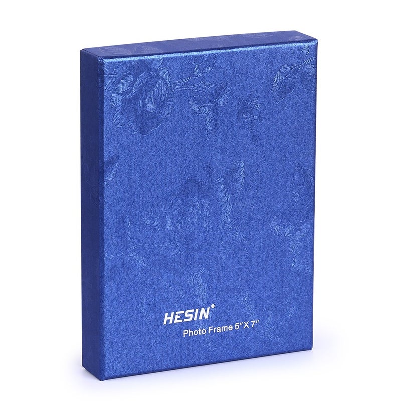 HESIN Acrylic Photo Frame 5 by 7 inch Double Sided Frameless Picture Frame Magnetic Acrylic Block Desktop Photo Display Holder with Gift Box Package Thickness 12+12mm (5"x7") - Image 2