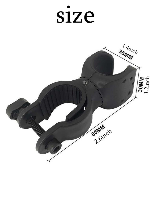KANGLI 1PCS Bicycle LED Flashlight Mount Holder 6.5x3.5x3cm/2.6x1.4x1.2inch - Image 5