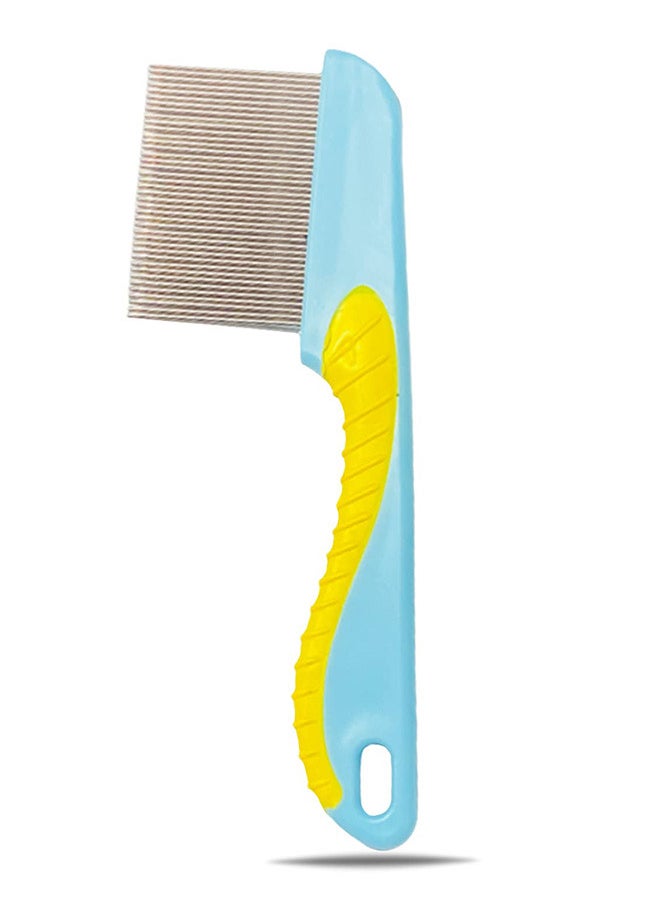 Estrico 1 x Long Metal Nit Hair Comb Remove Head Lice And Eggs Effectively with Handle  - Image 1