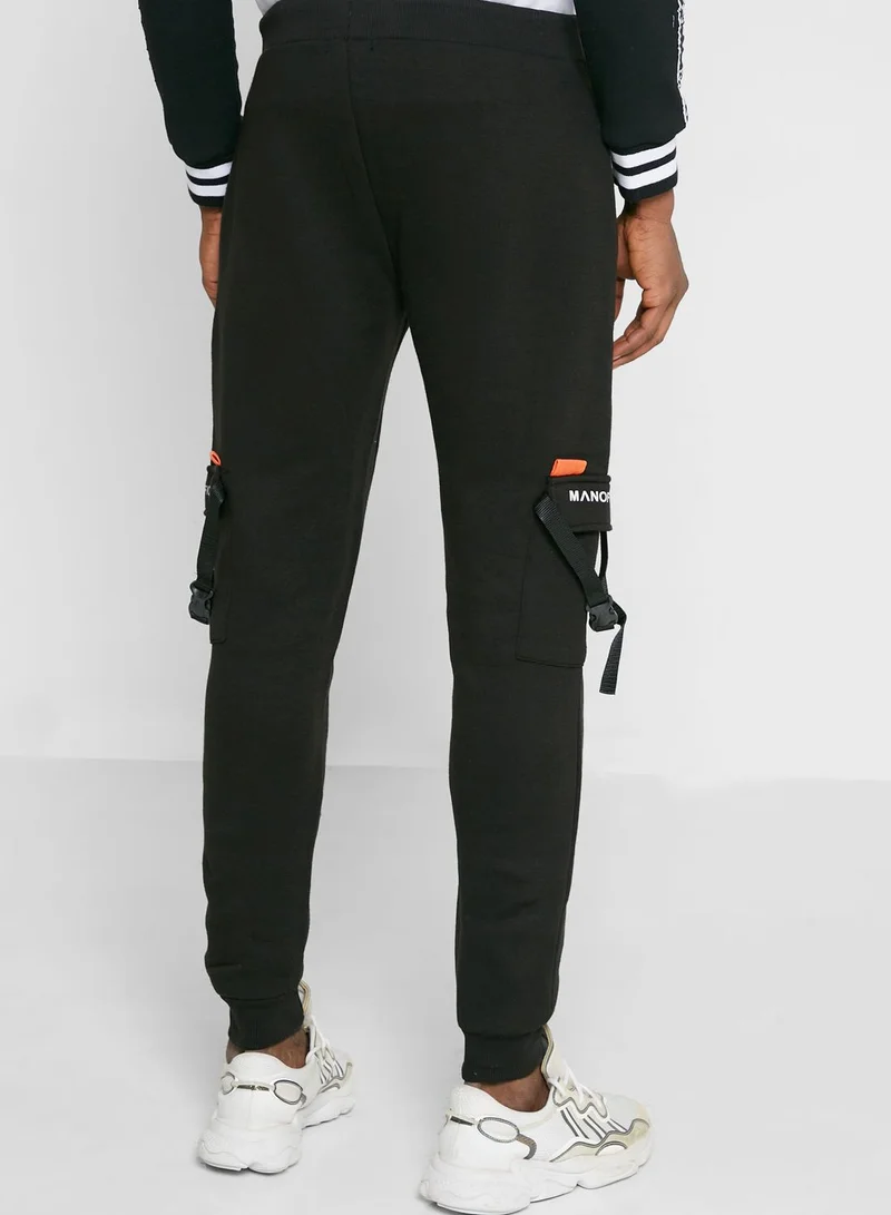 boohooman Cuffed Sweatpants