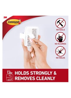 Generic Command Broom Holder Wall Mount, White, Easy On, Easy Off, 1 gripper 3m  - Image 3