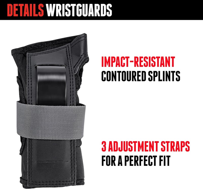 Triple Eight Saver Series Protective Pad Set - Knee, Elbow, and Wrist Guards - Image 4