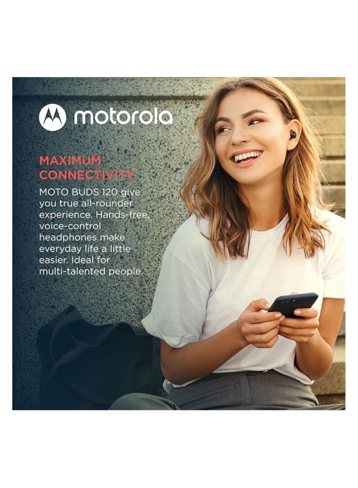 Motorola Moto Buds 120 Black - Image 4
