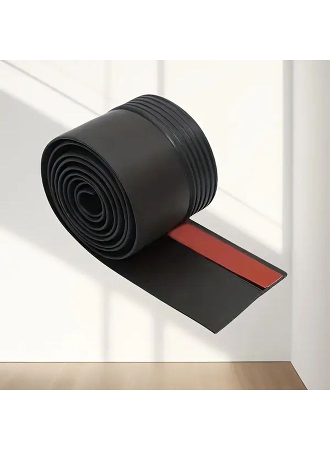 Translucent Brown Door Seal Strip 79 Inch Self Adhesive Draft Proof - Image 2