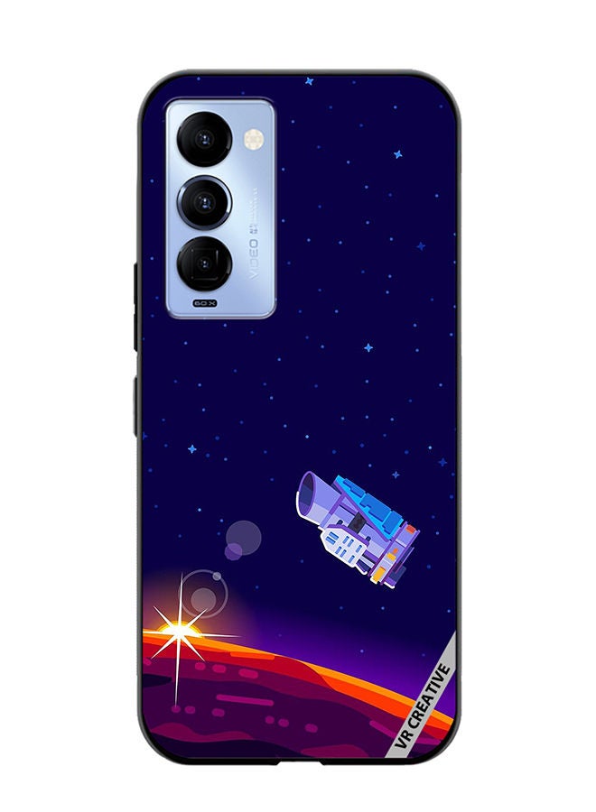 VR CREATIVE Protective Case Cover For Tecno Camon 18/18 P Space Design Multicolour - Image 1